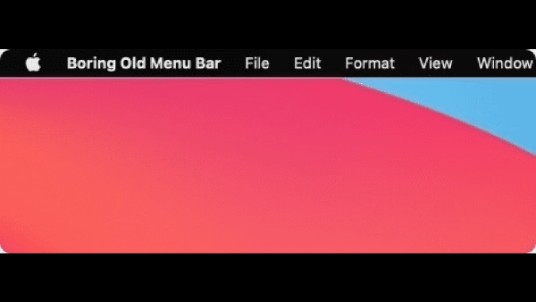 Boring Old Menu Bar截图