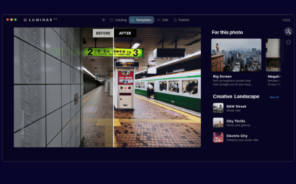 Luminar AI for Mac截图