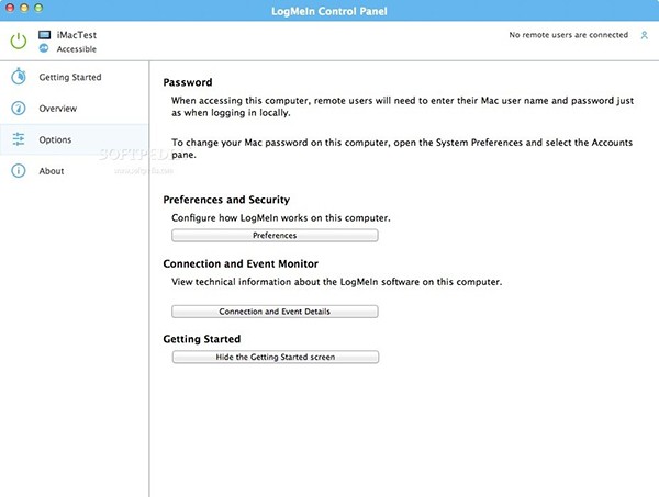 LogMeIn Plug-In For Mac截图