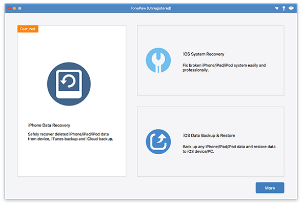 FonePaw iPhone Data Recovery截图