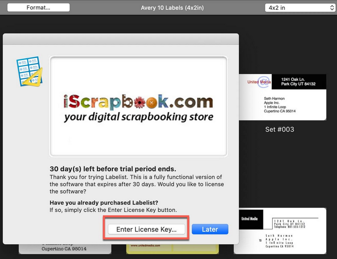 Labelist For Mac截图