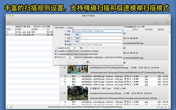 重复文件清理器截图