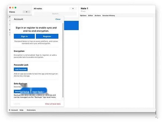 Standard Notes截图