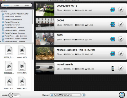 iFunia MTS Converter for Mac截图