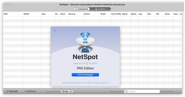 NetSpot for mac截图