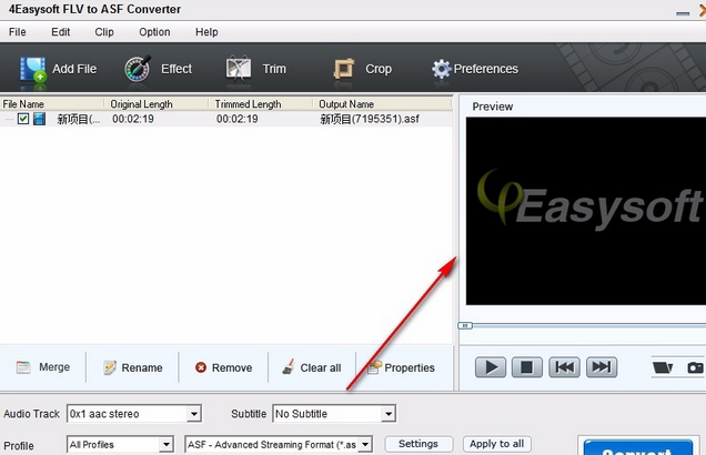 4Easysoft Mac FLV to ASF Converter截图