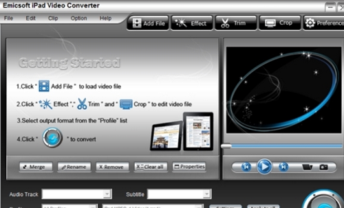 Emicsoft Mac DVD to iPad Converter截图