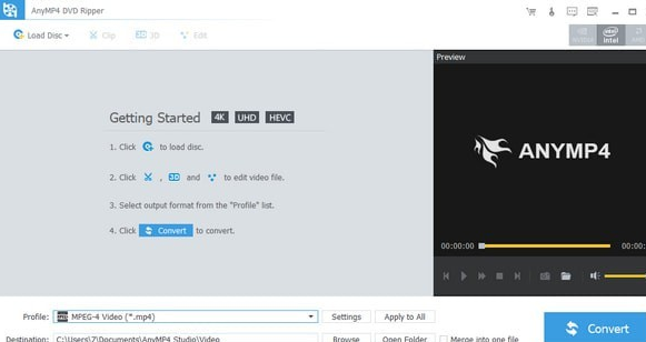 AnyMP4 DVD Ripper for Mac截图