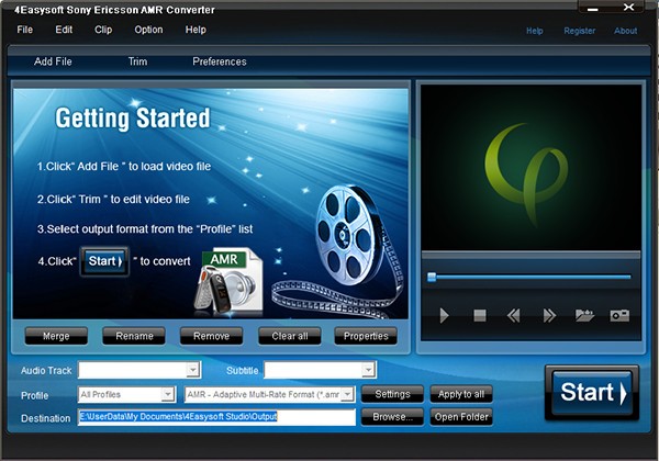 4Easysoft Mac Sony Ericsson AMR Converter截图