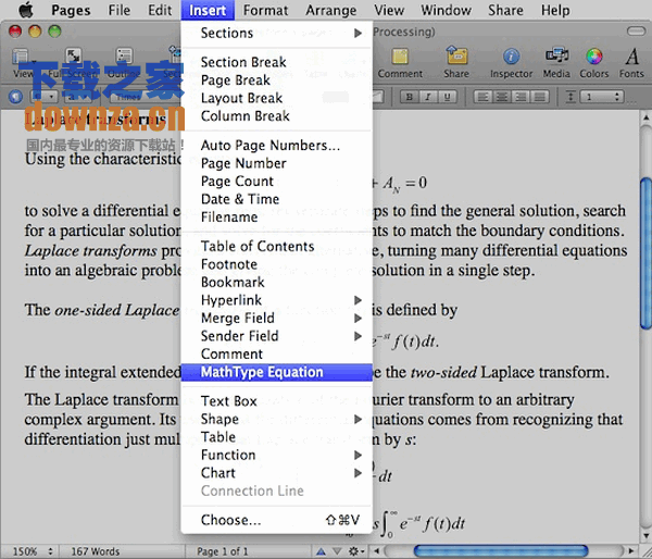 Mathtype Mac版截图