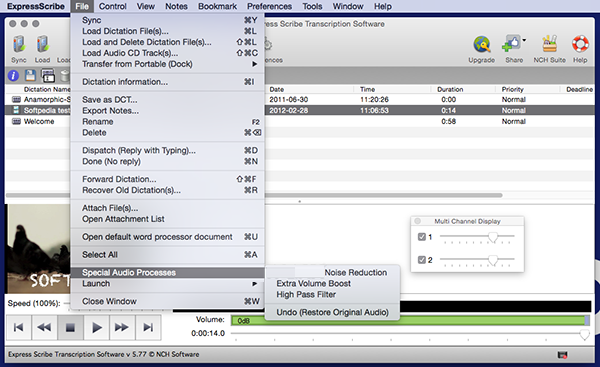Express Scribe截图
