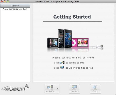4Videosoft iPod Manager截图