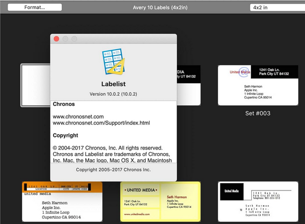 Labelist For Mac截图