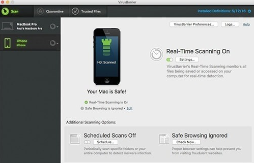 VirusBarrier X5 Mac截图