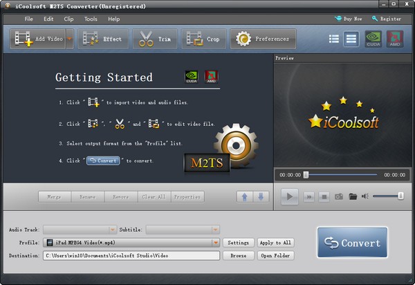 iCoolsoft M2TS Converter for mac截图