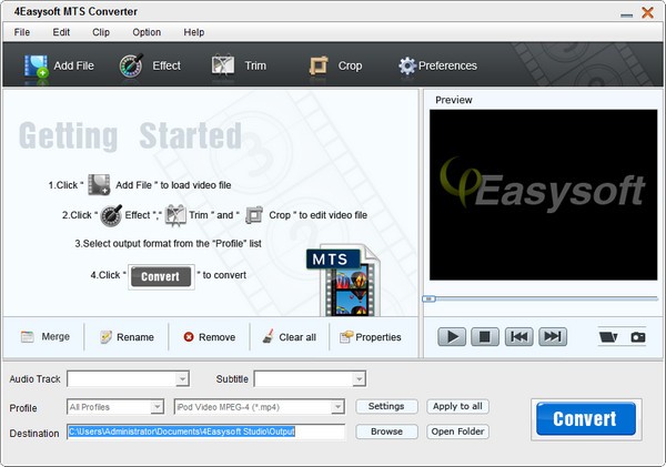 4Easysoft Mac MTS Converter截图
