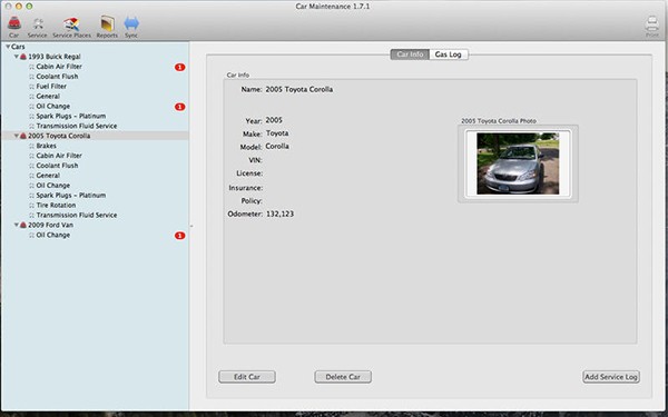 Car Maintenance For Mac截图
