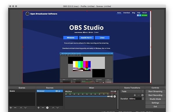 OBS Studio截图