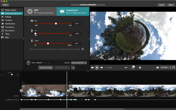 Garmin VIRB Edit截图