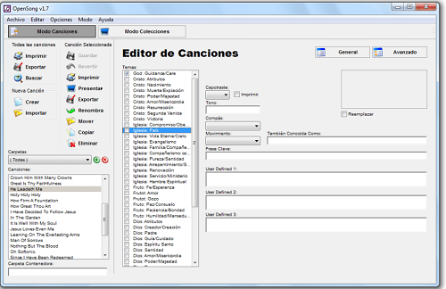 OpenSong For Mac截图