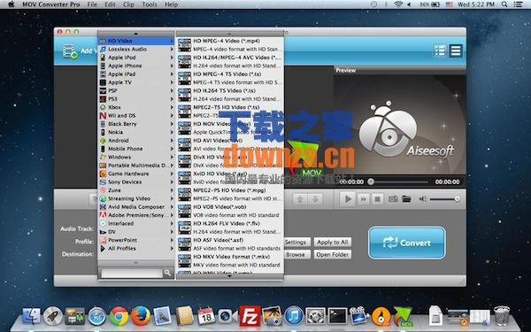 MOV Converter Pro for mac截图