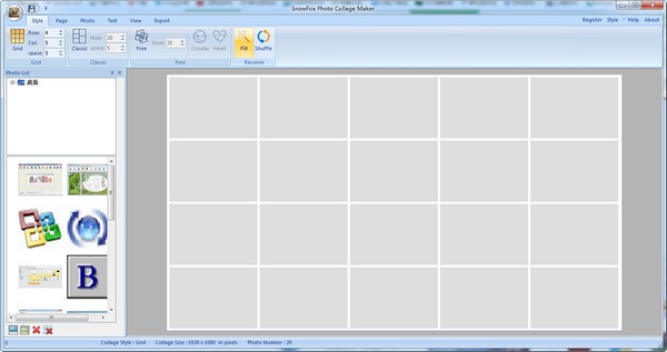 SnowFox Photo Collage Maker For Mac截图