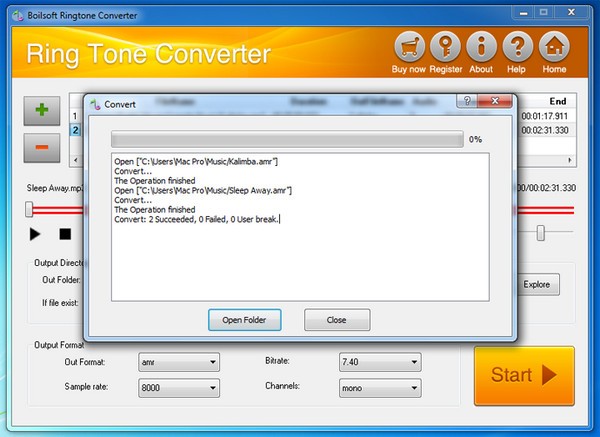 Boilsoft RingTone Converter for Mac截图