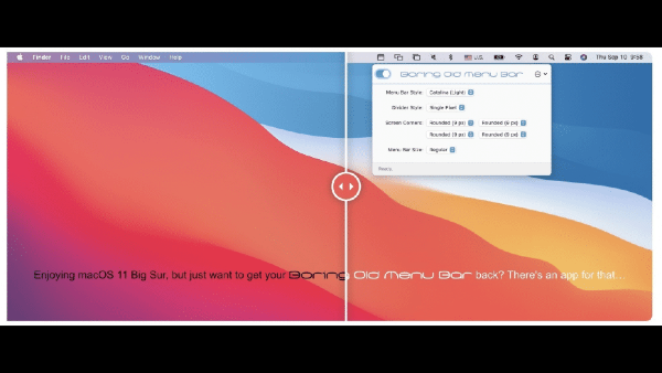 Boring Old Menu Bar截图