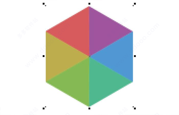 CorelDRAW2021中文版为位图对象增加马赛克效果教程3