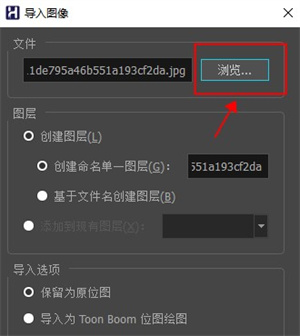 Toon Boom Harmony中文版怎么导入图层截图1