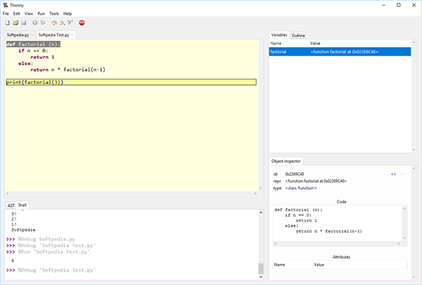 Thonny中文版截图