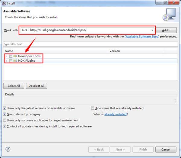 Android SDK怎么在Eclipse 导入使用