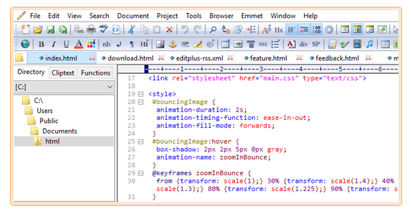 EditPlus中文版免费绿色版下载截图1