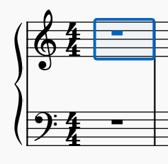 输入音符和休止符1