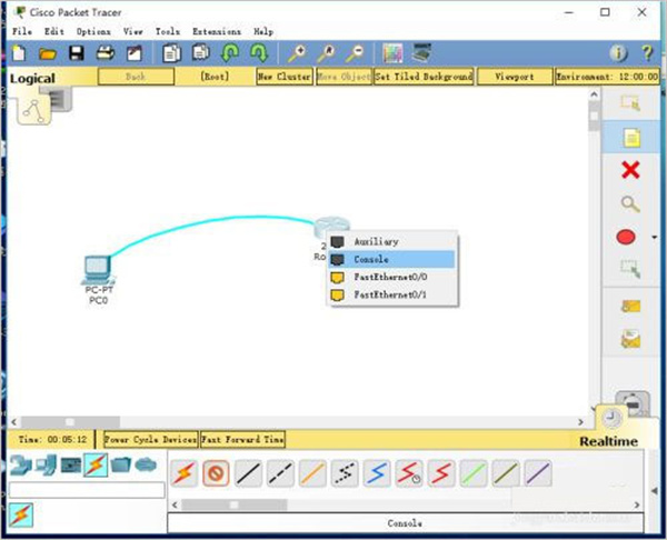 思科模拟器路由器配置教程截图1