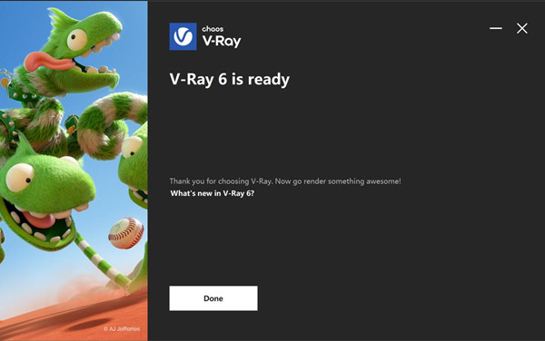 VRay6.0破解版安装教程