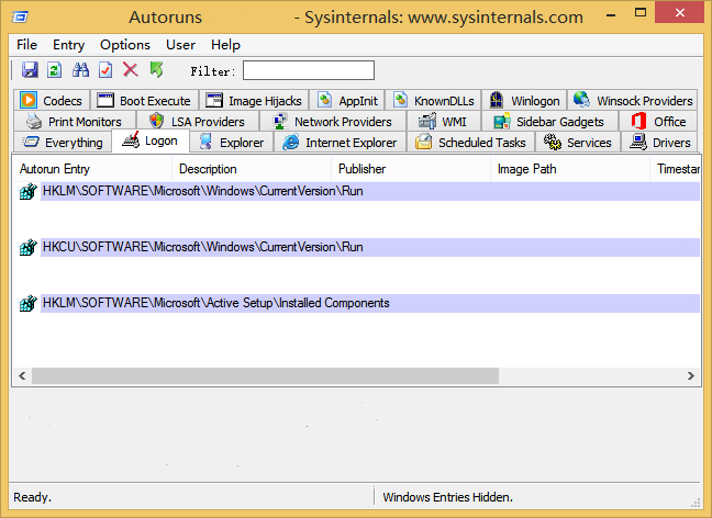 AutoRuns常见问题截图3