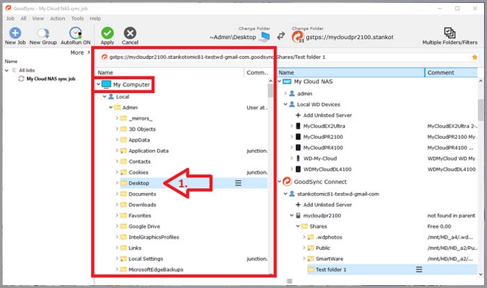GoodSync12如何创建同步任务1