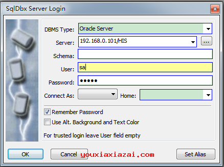SqlDbx中文版绍连接Oracle教程