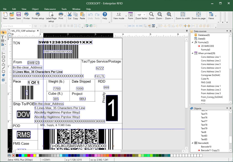 食品包装条形码设计