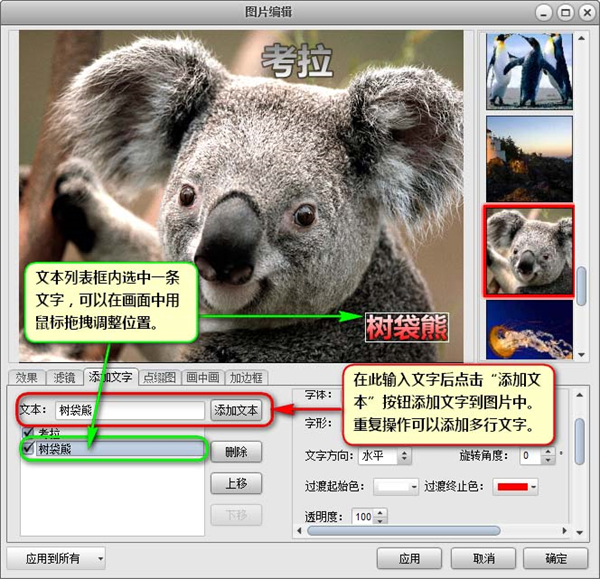 艾奇视频电子相册制作软件使用方法4