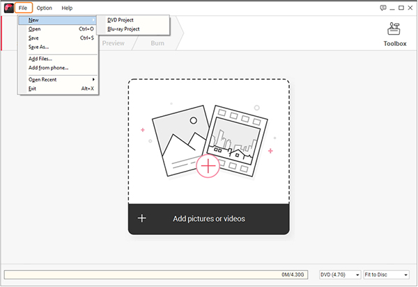 Wondershare DVD Creator免费版使用方法2