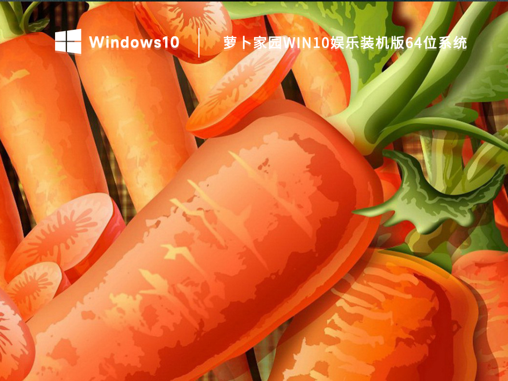 萝卜家园win10娱乐装机版64位系统 V2023-第1张图片-铖浩科技
