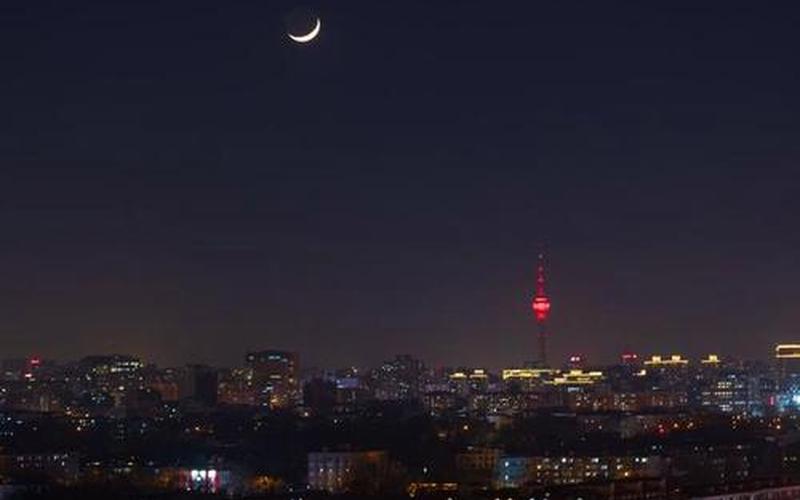 多地夜空上演金星伴月-金星 夜空