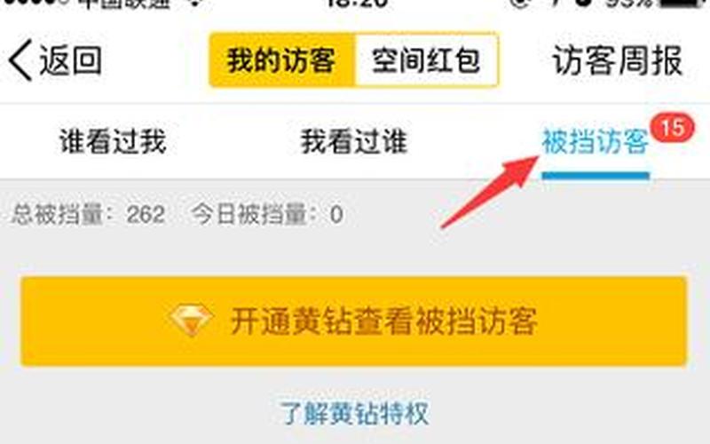 被挡访客是什么意思;qq里面的被挡访客是什么意思