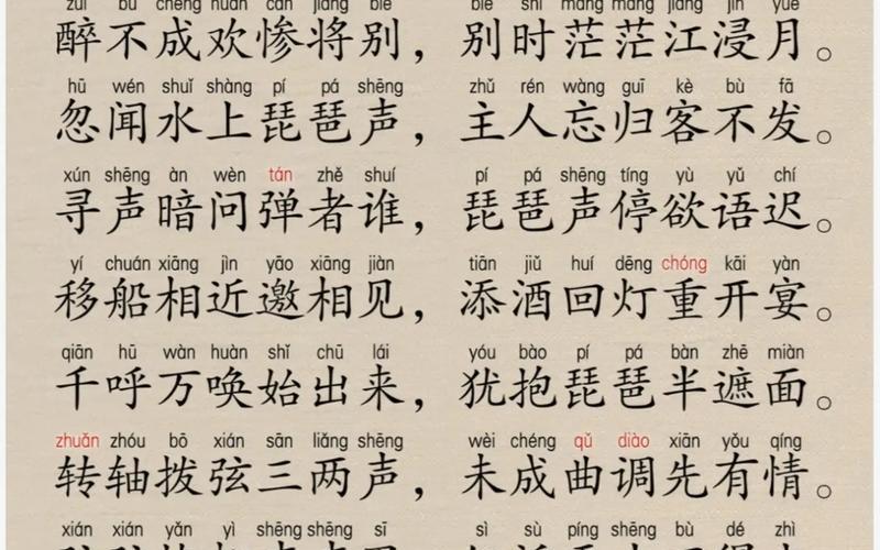 白居易的琵琶行;白居易的琵琶行和长恨歌