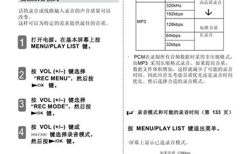 录音笔功能(录音笔功能键图解)-第1张图片-铖浩科技