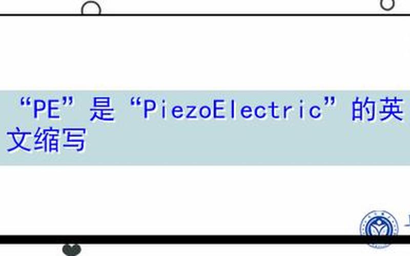 pe是什么意思(pe是什么意思的缩写)-第1张图片-铖浩科技