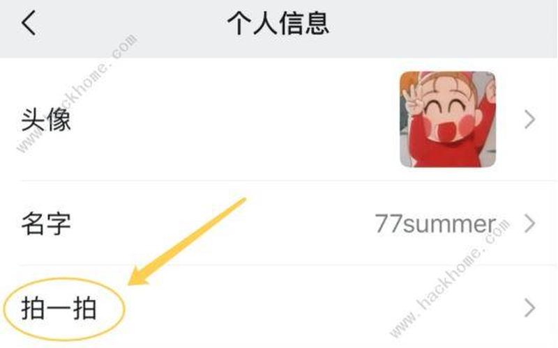 微信拍拍功能怎么给自己加文字(微信拍拍功能怎么给自己加文字说什么)-第1张图片-铖浩科技