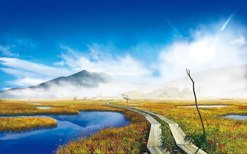 电脑桌面壁纸风景(电脑桌面壁纸风景花)-第1张图片-铖浩科技